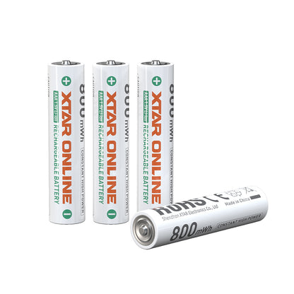 XTAR 1.5V AAA 800mWh Rechargeable Li-ion Battery