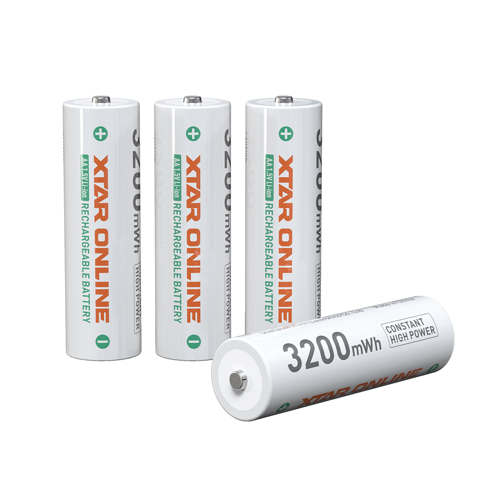XTAR 1.5V AA 3200mWh Rechargeable Li-ion Battery