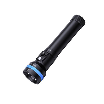 XTAR D26 2500 Lumens 18650/26650 Battery IPX8 Scuba Dive Light Waterproof Diving Torch Submarine Diving Lights Underwater 100 Meters Cave Wreck Diving Flashlight