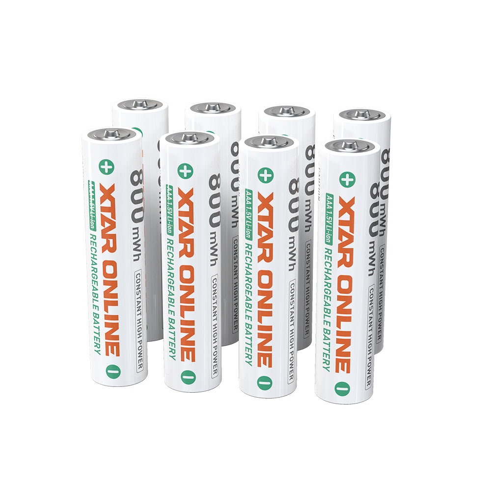 XTAR 1.5V AAA 800mWh Rechargeable Li-ion Battery