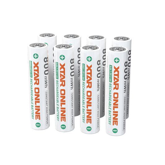 XTAR 1.5V AAA 800mWh Rechargeable Li-ion Battery