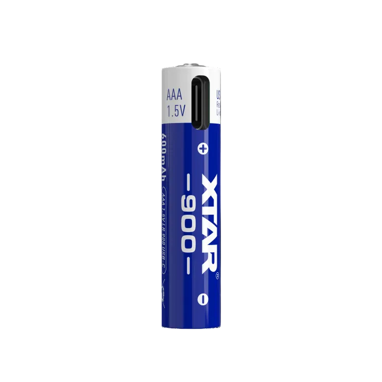 XTAR 1.5V AAA LR 900 USB-C Rechargeable Li-ion Battery