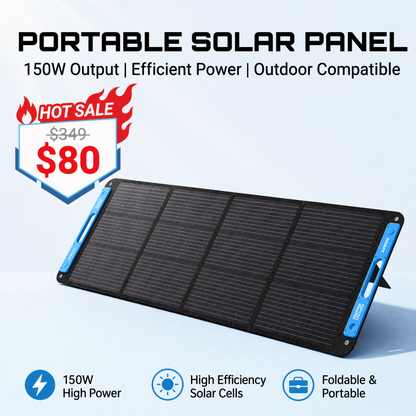 XTAR SP150: Foldable & Durable 150 Watts Solar Panel