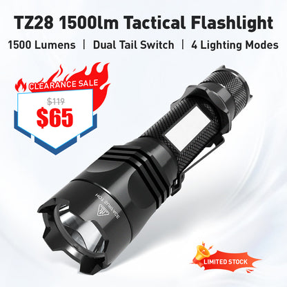 TZ28 1500lm Tactical Flashlight