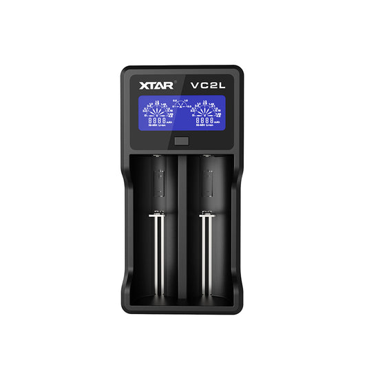 XTAR VC2L Battery Charger - Manually select 2A/1A/0.5A