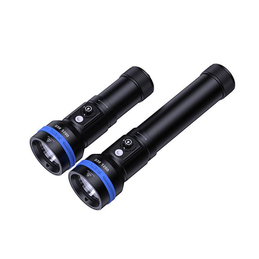 XTAR D26 2500 Lumens 18650/26650 Battery IPX8 Scuba Dive Light Waterproof Diving Torch Submarine Diving Lights Underwater 100 Meters Cave Wreck Diving Flashlight