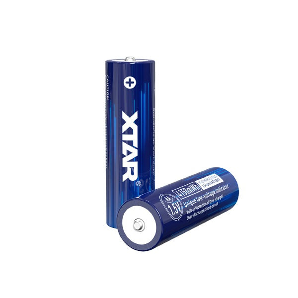 XTAR 4150mWh/2500mAh 1.5V AA Lithium Battery with Low Voltage Indicator