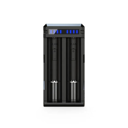 XTAR SC2 QC3.0 3A Type-C Fast Charger for 18650/20700//21700/26650 Batteries