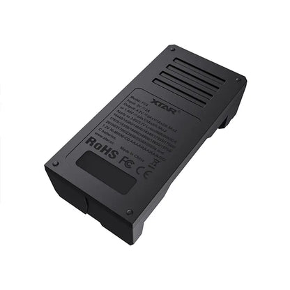 XTAR FC2 USB-C Basic 2-bay 3.6/3.7V Lithium and 1.2V Ni-MH/Ni-CD Battery Charger