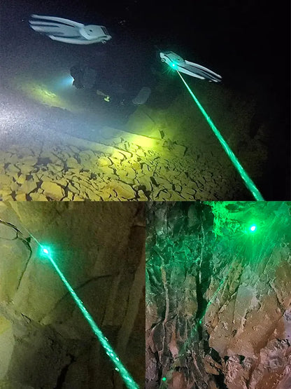 XTAR DL1 Pointer Dive Light 2000M Ultra Long Green Beam Diving Laser Flashlight for Diving teaching