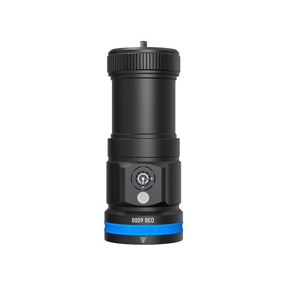 XTAR D30 6000 lumens multi-color macro focus light diving flashlight for underwater photography