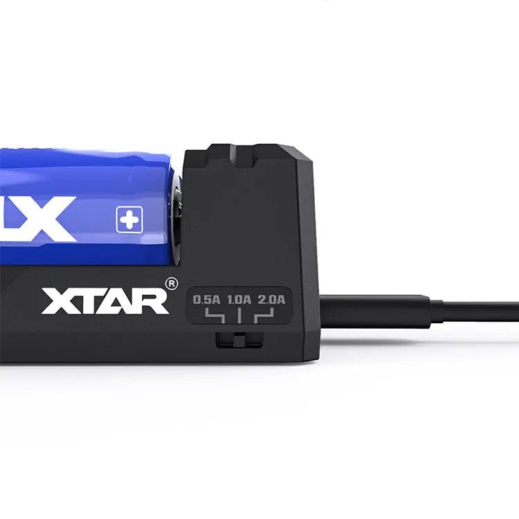 XTAR FC2 USB-C Basic 2-bay 3.6/3.7V Lithium and 1.2V Ni-MH/Ni-CD Battery Charger