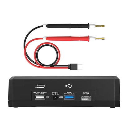 XTAR Dragon VP4L Plus Charger 4-Slots Intelligent Universal Battery Charger Analyzer tester for 14500 18650 21700 26650 32650 AAA AA C D Batteries 11.1V /3S Battery Pack